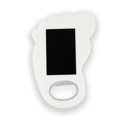 Beyaz Ayak Şeklinde Magnet Açacak | Hediyelik Mıknatıslı Açacak