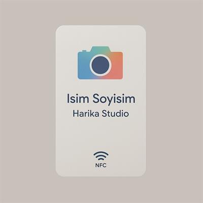 Fotoğrafçılara Özel NFC Kartvizit Tasarımı