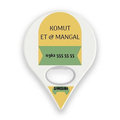 Konum Şeklinde Magnet Açacak – Komut Et & Mangal Reklam Magneti