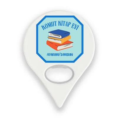Konum Şeklinde Magnet Açacak – Komut Kitap Evi Tanıtım Magneti