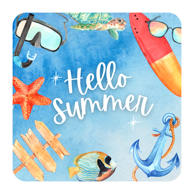 Mevsim Temalı 8li Ahşap Bardak Altlığı