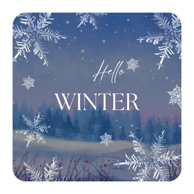 Mevsim Temalı 8li Ahşap Bardak Altlığı