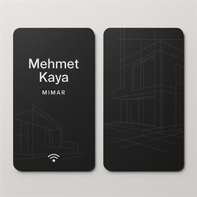 Mimarlara Özel NFC Kartvizit - Şık Tasarım