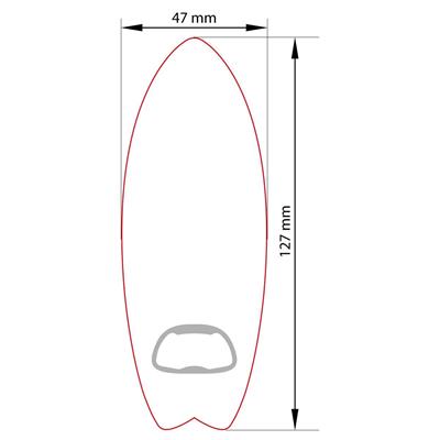Sörf Tahtası Şeklinde Magnet Açacak | Yaz Temalı Hediyelik Açacak