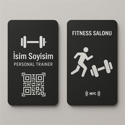 Spor Eğitmenlerine Özel NFC Kartvizit Tasarımı