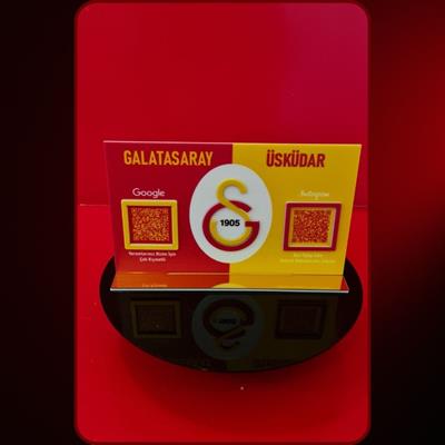 Embossed Plexi QR Board Special for Sports Clubs