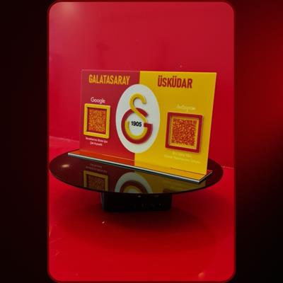 Embossed Plexi QR Board Special for Sports Clubs