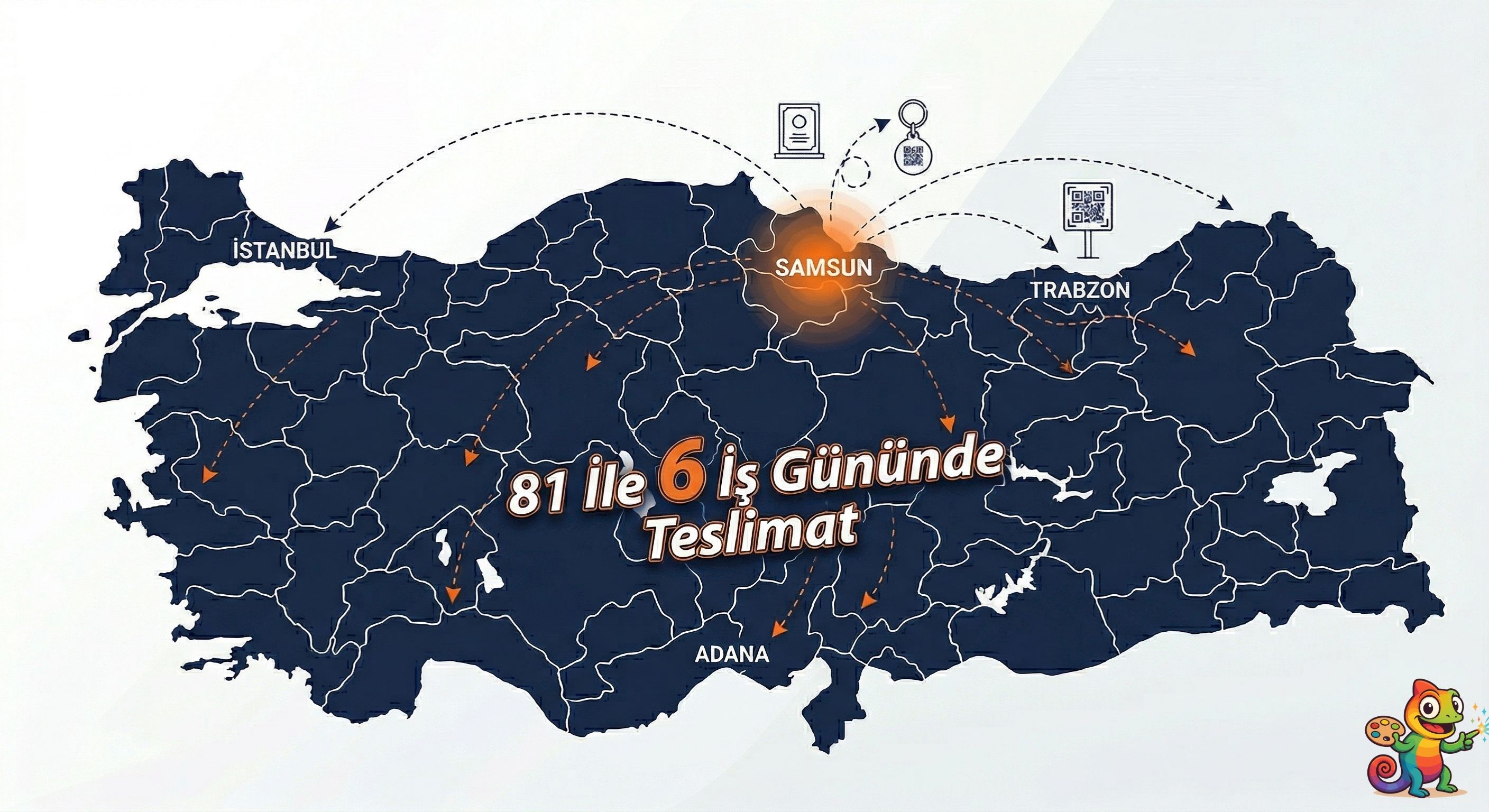 Türkiye Sevkiyat Haritası