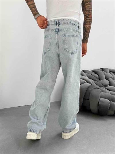 Baggy Kar Yıkamalı Relax Pantolon