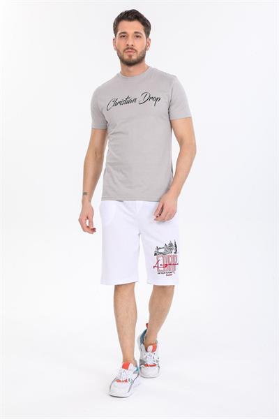 Dont Worry Yazılı Gri T-shirt