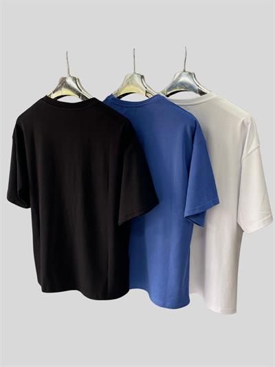 Kadın/Erkek Unisex Oversize 3lü T-Shirt