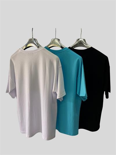 Kadın/Erkek Unisex Oversize 3lü T-Shirt