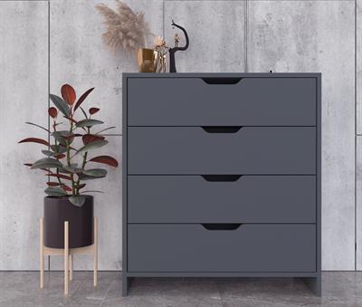 Efes 4 Çekmeceli Antrasit Şifonyer