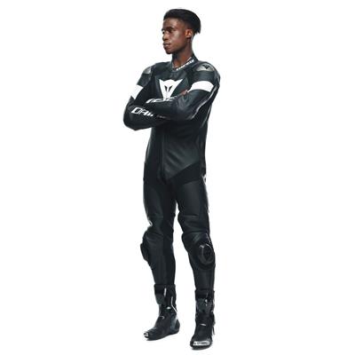 Dainese Tosa Leather Suit Perf. Black White Tulum
