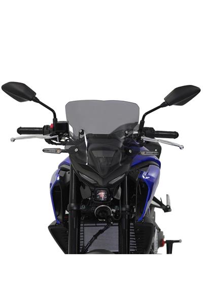 Gp Kompozit Yamaha Mt-25 2020-2024 Uyumlu Ön Cam Füme 37 Cm
