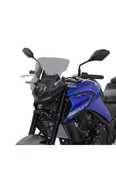 Gp Kompozit Yamaha Mt-25 2020-2024 Uyumlu Ön Cam Füme 37 Cm