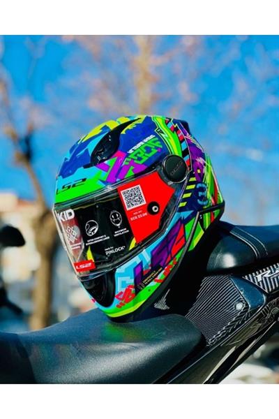 KID SVENT MAVİ-YEŞİL ÇOCUK KASK