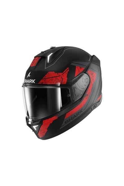 Skwal I3 Rhad Mat Siyah - Kırmızı Kask