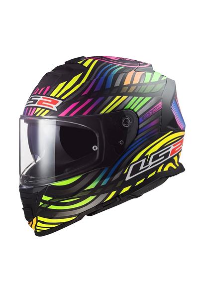 Storm 2 Power Mat Siyah-gökkuşağı Kask