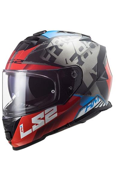 Storm Sprınter Siyah-kırmızı-tıtanıum Kapalı Kask