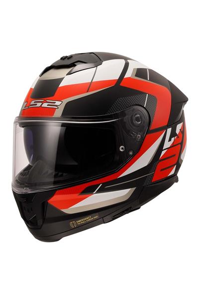 Stream 2 Road Mat Siyah - Kırmızı - Beyaz - L