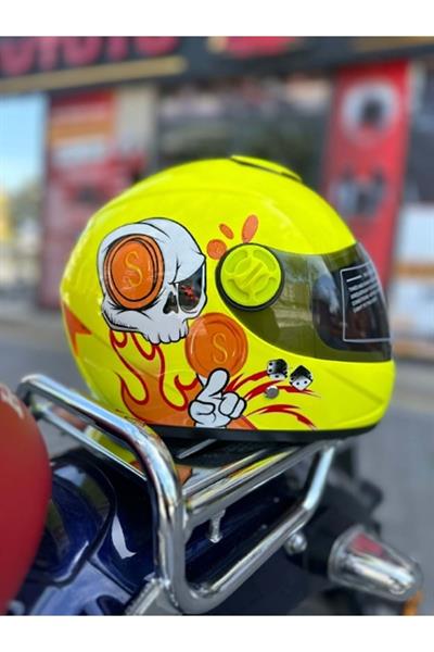 Sy118 Çocuk Kaskı Kurukafa