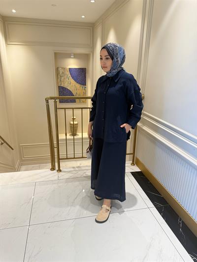 Emily Müslin Takım Lacivert