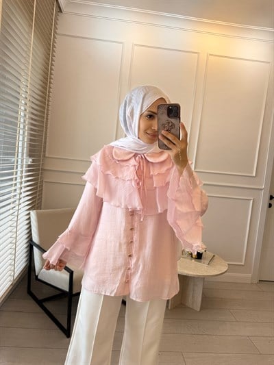 Hera gömlek-Pembe