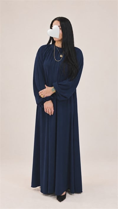LACİVERT HİRA MODEL--Ferace