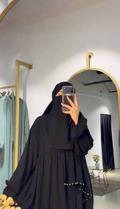 REYYAN MODEL SİYAH RENK--Ferace