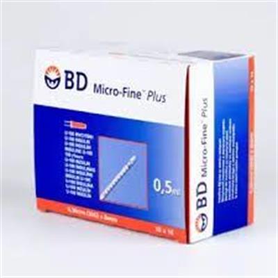 BD Micro-Fine Plus 0,5 ml 10 Adet İnsülin Şırıngası