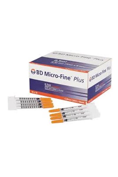Bd Micro-fine Plus Enjektör Insülin 0.5 Ml 100 Adet (30g X 8mm)