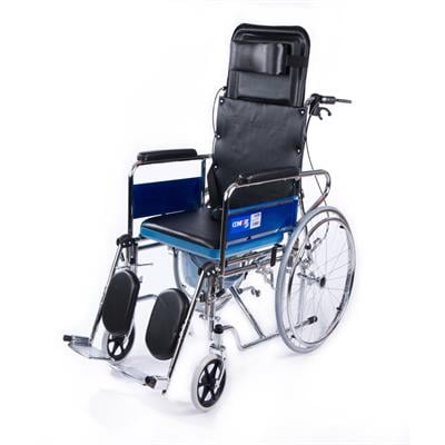 Comfort Plus DM-609GC  WC Sırtı Yatar Özellikli Tekerlekli Sandalye