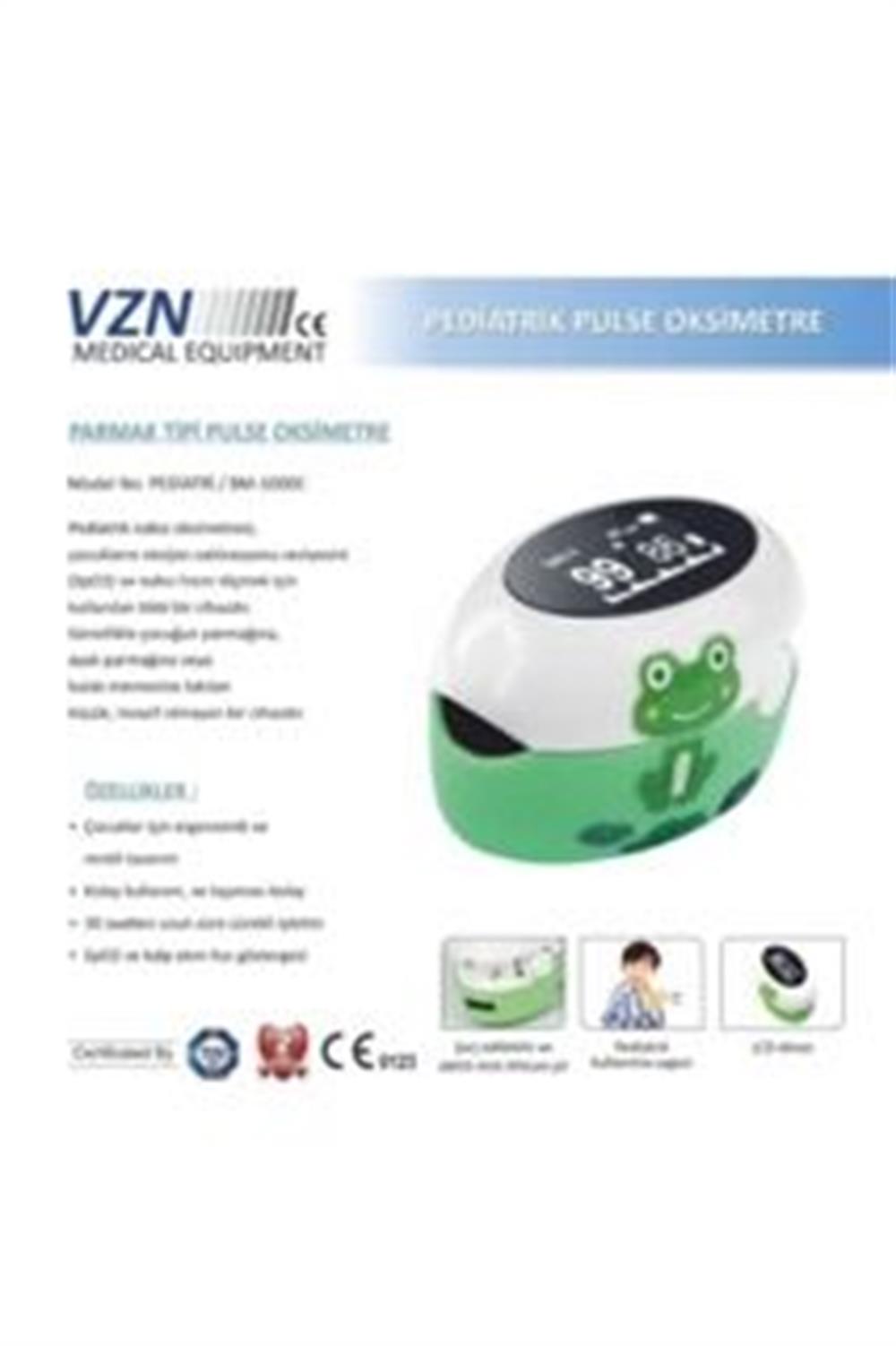 Vzn Pediatrik Pulse Oksimetre, Usb Şarjlı Oksijen Ölçme