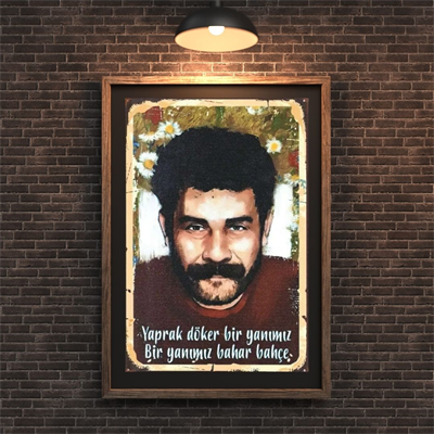 30x20 cm Ahmet Kaya Tablo 2