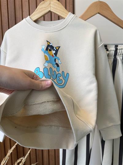 Bluey Takım Alt Kısmı Cizgili