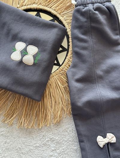 Fiyonk Detaylı Takım Gri