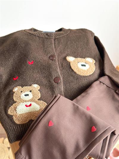 Hırka Pantolon Teddy Takım 