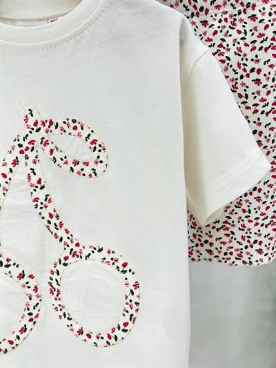 Kiraz Desenli Takım 