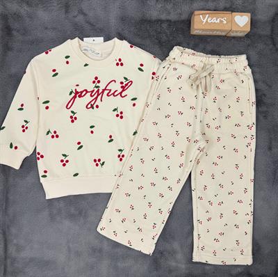 Kirazlı Takım Krem 