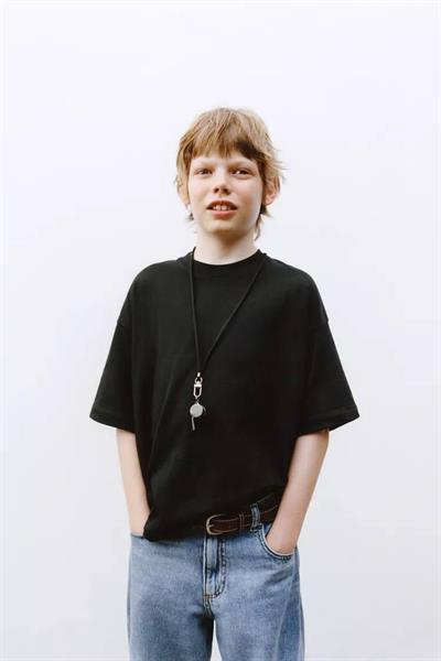 Kısa Kollu Tişört Siyah