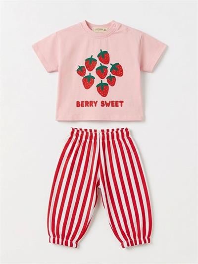 Laciel Paris Çilekli Baby Set Müslin Ballon 