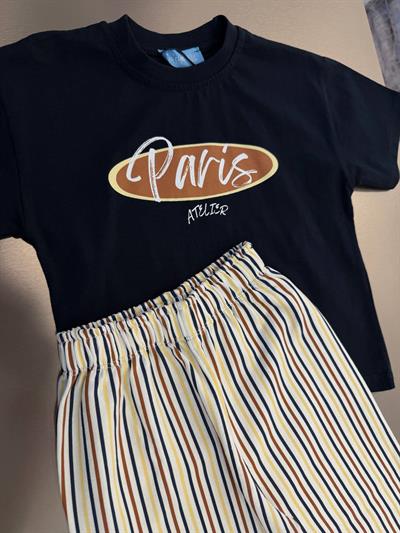 Laciel Paris Çizgili Set