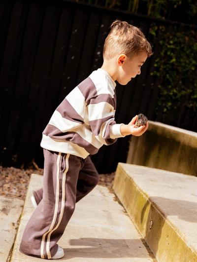 Laciel Paris Cizgili Takım Kiremit Renk