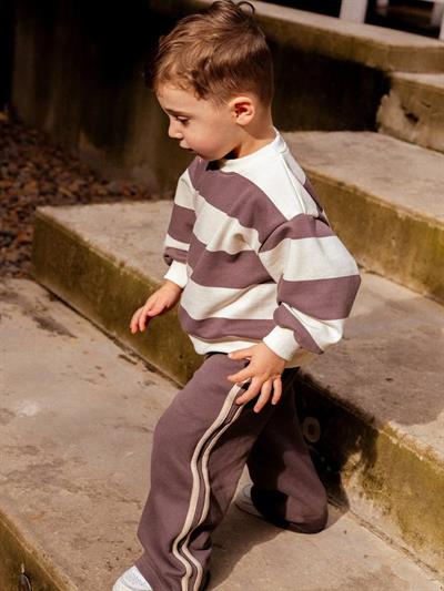 Laciel Paris Cizgili Takım Kiremit Renk