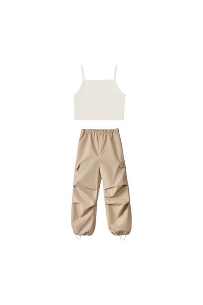 Laciel Paris Crop Set Krem  Renk(Büyük Yaş)