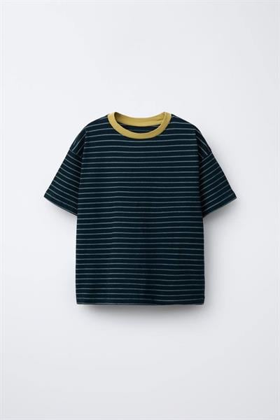 Laciel Paris Lacivert Cizgili TSHRT