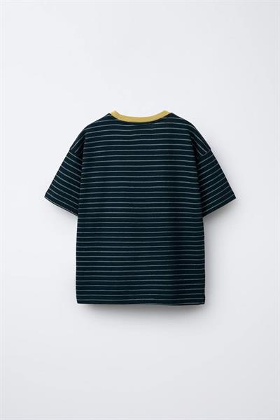 Laciel Paris Lacivert Cizgili TSHRT
