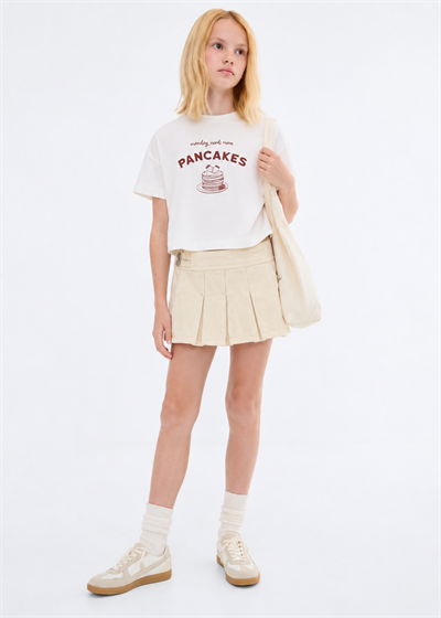 Laciel Paris Pancake Crop TSHİRT