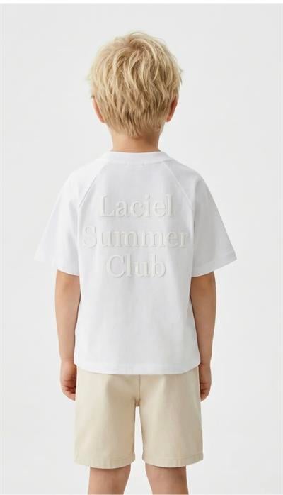 Laciel Paris Summer Clup Crop Beyaz